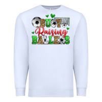 White busy raising ballers soccer Premium Sweatshirt - Zillion Design Studio