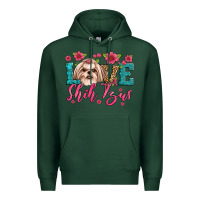 Sports Green love shih tzus Premium Hoodie - Artiststas