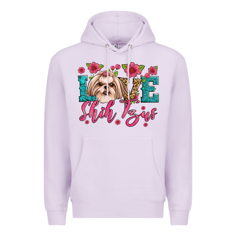 Love Shih Tzus Premium Hoodie by Artiststas | Teevron