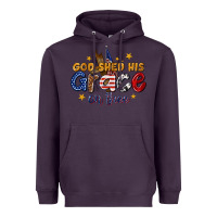 Plum god shed his grace on thee Heavyweight Hoodie - texasbilliewilder