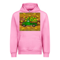 Fuchsia Pink St Patricks day truck Urban Hoodie - Artiststas