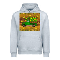 Heather Grey St Patricks day truck Urban Hoodie - Artiststas
