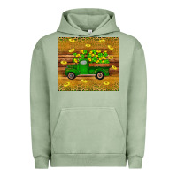 Pigment Oil Green St Patricks day truck Urban Hoodie - Artiststas
