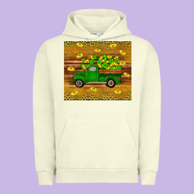 St Patricks Day Truck Urban Hoodie Designed By Artiststas