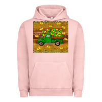 Pigment Salmon St Patricks day truck Urban Hoodie - Artiststas