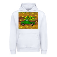 White St Patricks day truck Urban Hoodie - Artiststas