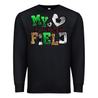 Black my heart is on that field soccer Premium Sweatshirt - Zillion Design Studio