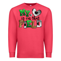 Cardinal my heart is on that field soccer Premium Sweatshirt - Zillion Design Studio