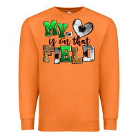 Carrot my heart is on that field soccer Premium Sweatshirt - Zillion Design Studio