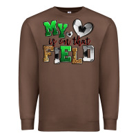 Chestnut my heart is on that field soccer Premium Sweatshirt - Zillion Design Studio