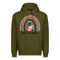 Army Green hello headstent Premium Hoodie - JahusDesignShop