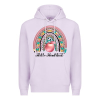 Lilac hello headstent Premium Hoodie - JahusDesignShop