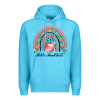 Ocean Blue hello headstent Premium Hoodie - JahusDesignShop