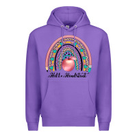 Purple hello headstent Premium Hoodie - JahusDesignShop