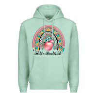 Seafoam hello headstent Premium Hoodie - JahusDesignShop