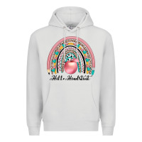 Dove Grey hello headstent Premium Hoodie - JahusDesignShop