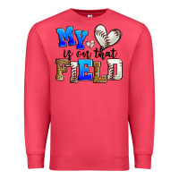 Cardinal my heart is on that field baseball Premium Sweatshirt - Zillion Design Studio
