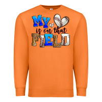 Carrot my heart is on that field baseball Premium Sweatshirt - Zillion Design Studio