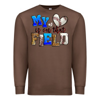 Chestnut my heart is on that field baseball Premium Sweatshirt - Zillion Design Studio