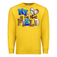 Lemon my heart is on that field baseball Premium Sweatshirt - Zillion Design Studio