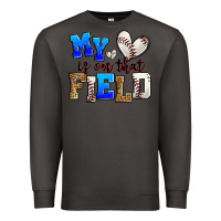 Smoke my heart is on that field baseball Premium Sweatshirt - Zillion Design Studio