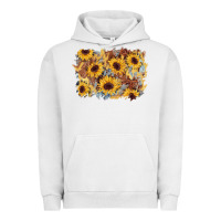 Pigment Lunar Rock sunflower glitter leather background Urban Hoodie - AdoDesignShop