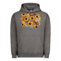 Pigment Tornado sunflower glitter leather background Urban Hoodie - AdoDesignShop