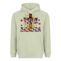 Matcha god bless america Heavyweight Hoodie - texasbilliewilder