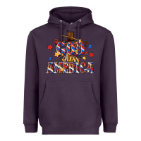 Plum god bless america Heavyweight Hoodie - texasbilliewilder