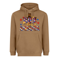 Toasted Coconut god bless america Heavyweight Hoodie - texasbilliewilder
