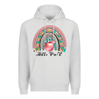 Dove Grey hello pre k Premium Hoodie - JahusDesignShop