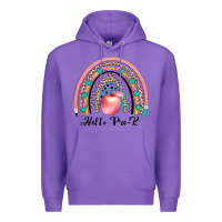 Purple hello pre k Premium Hoodie - JahusDesignShop