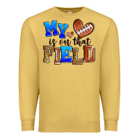 My Heart Is On That Field American Football Premium Sweatshirt | Teevron