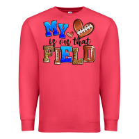 Cardinal my heart is on that field american football Premium Sweatshirt - Zillion Design Studio