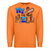 Carrot my heart is on that field american football Premium Sweatshirt - Zillion Design Studio