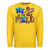 Lemon my heart is on that field american football Premium Sweatshirt - Zillion Design Studio