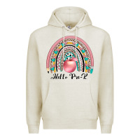 Oatmeal Heather hello pre k Premium Hoodie - JahusDesignShop