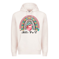 Pale Pink hello pre k Premium Hoodie - JahusDesignShop