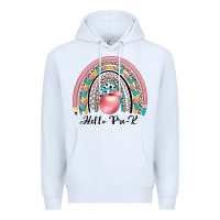 White hello pre k Premium Hoodie - JahusDesignShop