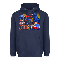 Navy happy 4 th of july Heavyweight Hoodie - texasbilliewilder