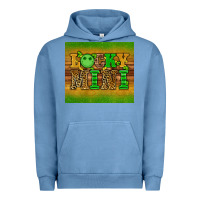 Pigment Pebble Blue st patricks day lucky mini Urban Hoodie - Artiststas