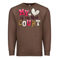 Chestnut my heart is on that court volleyball Premium Sweatshirt - Zillion Design Studio