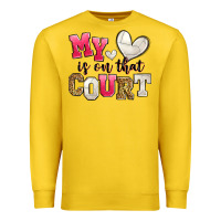 Lemon my heart is on that court volleyball Premium Sweatshirt - Zillion Design Studio