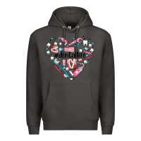Smoke dental life element heart Premium Hoodie - AdoDesignShop