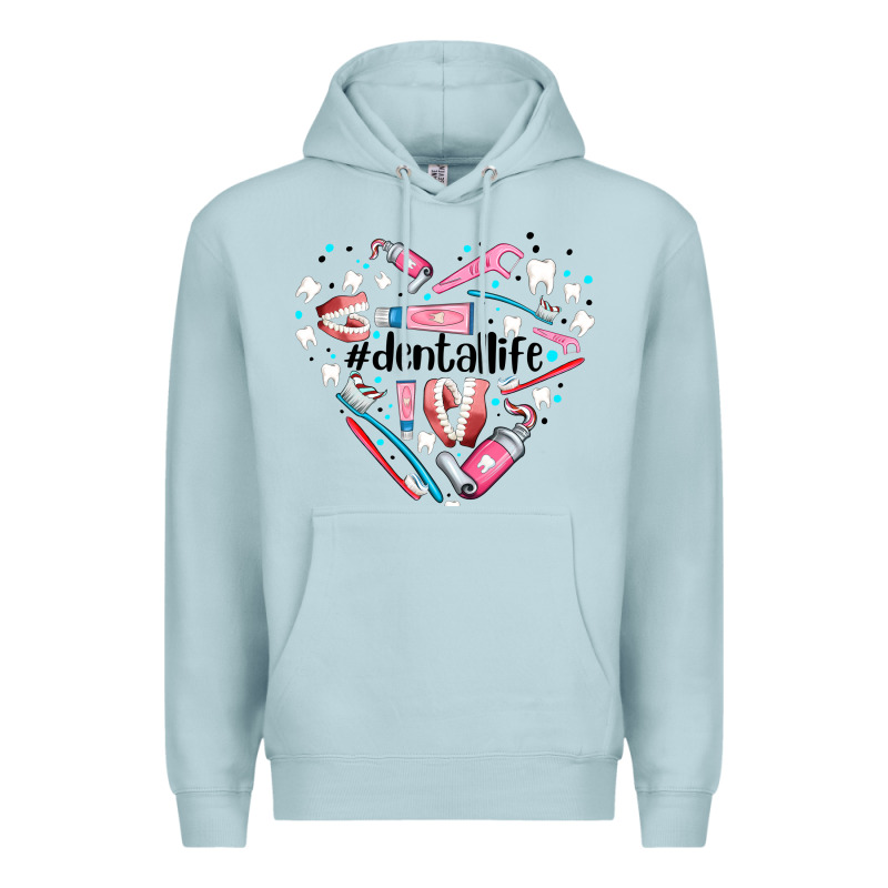 Dental Life Element Heart Premium Hoodie by AdoDesignShop | Teevron