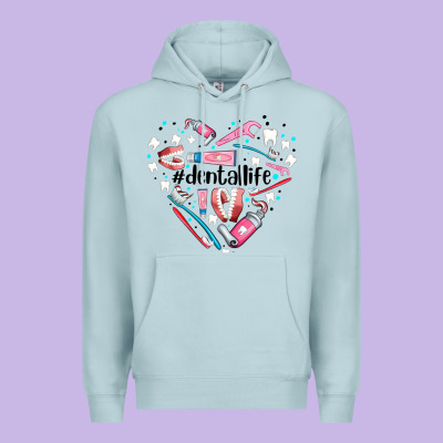 Dental Life Element Heart Premium Hoodie Designed By Adodesignshop