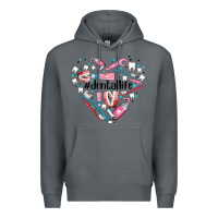 Rock dental life element heart Premium Hoodie - AdoDesignShop