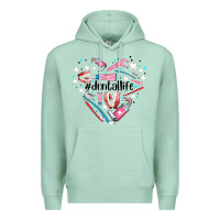 Seafoam dental life element heart Premium Hoodie - AdoDesignShop