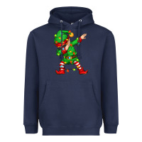 Navy dabbing elf Heavyweight Hoodie - Zillion Design Studio