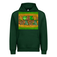 Forest Green st patricks day lucky mama Urban Hoodie - Artiststas